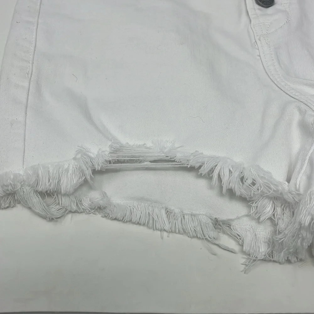 Hidden White Frayed Hem Women Shorts Size Small Excellent Condition